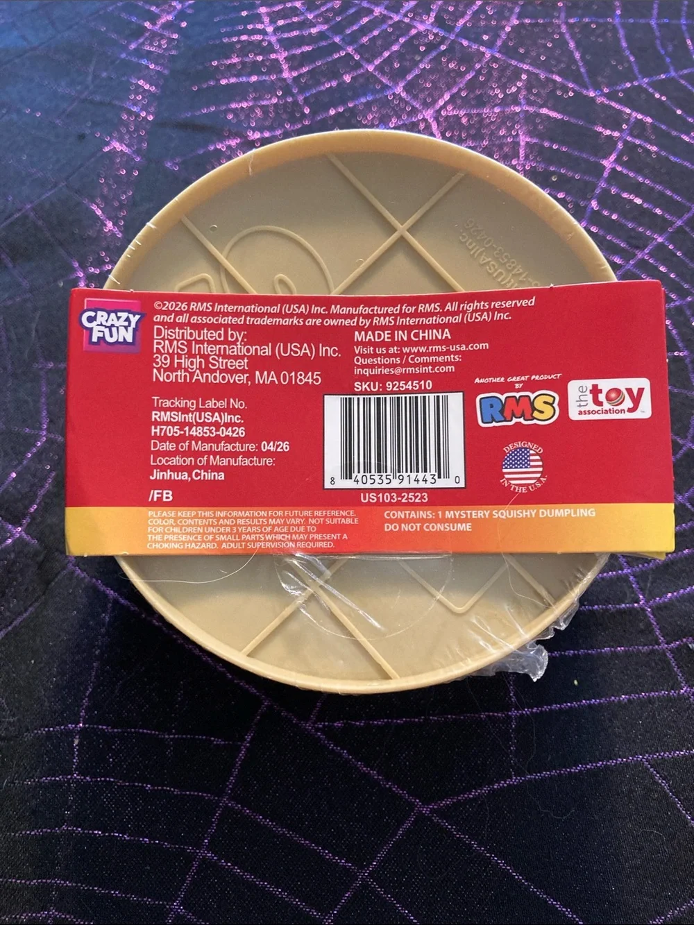 Unopened Angry Glitter Edition (Red Packaging) Mystery Dumpling RMS